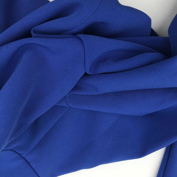 Topshop Royal Blue Strapless Jumpsuit Size 4 - Picture 4 of 7